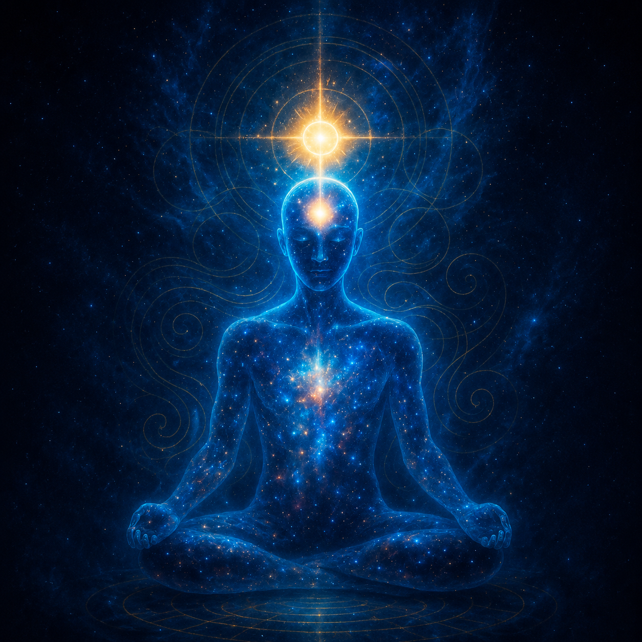 Woman meditating
